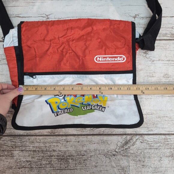 Vintage Pokemon Fire Red Leaf Green 2004 Promo Preorder Messenger Bag Nintendo - Picture 2 of 7